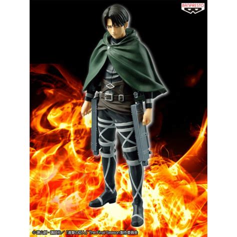 figura de levi sin censura|BANPRESTO Attack on Titan The Final Season Levi Figure